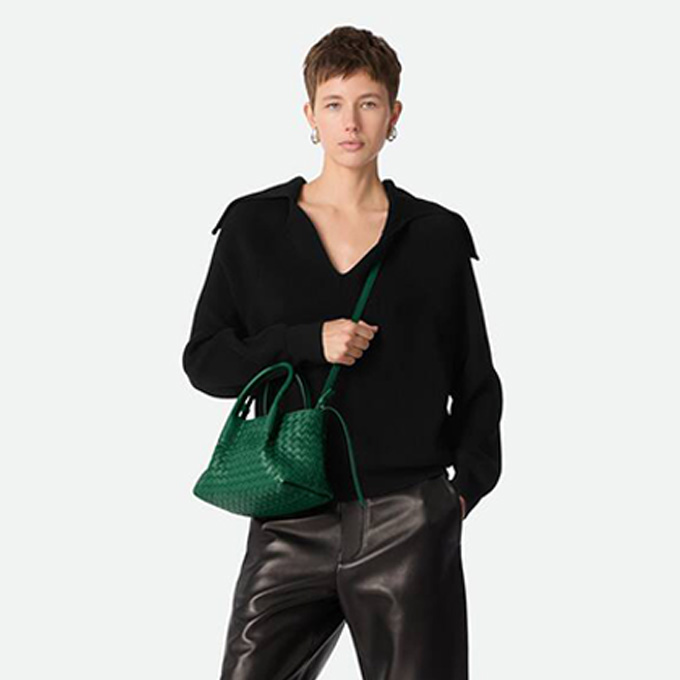 bottega veneta pinacoteca small woven tote bag #819004
